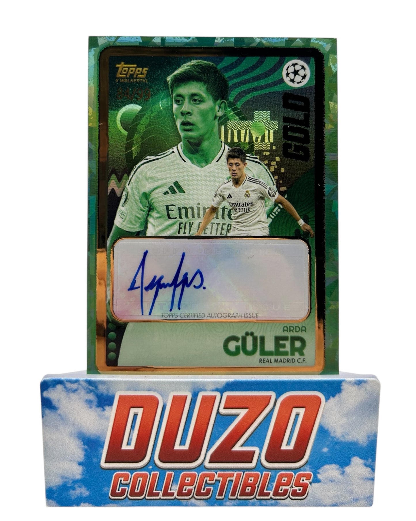 Arda Güler Green Auto /99 2024 Topps X Walker TKL