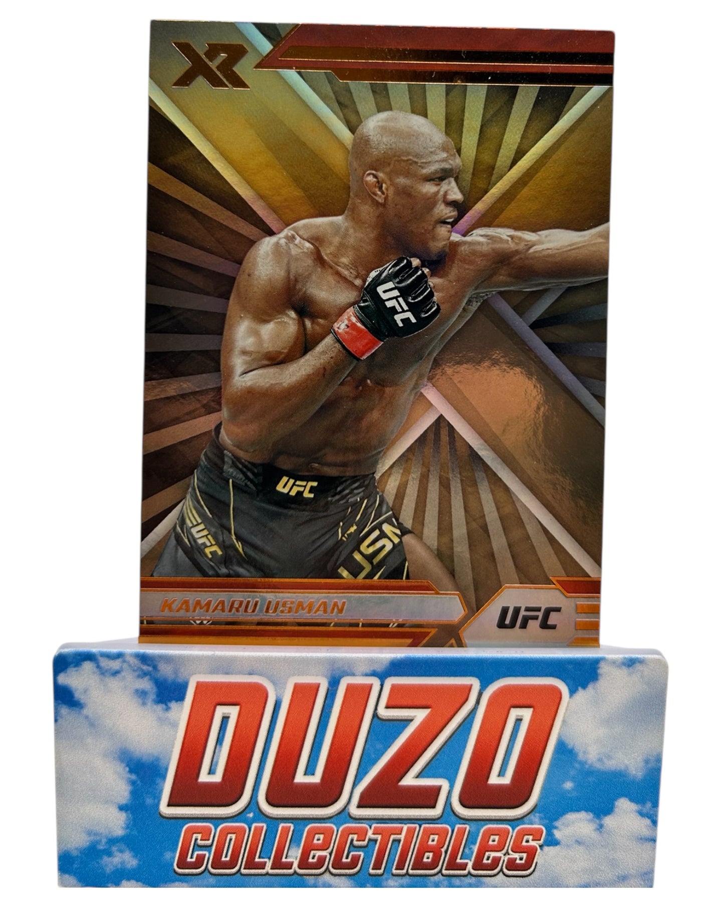 Kamaru Usman 2022 Panini Chronicles XR UFC No.298