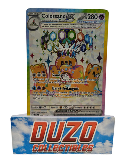 Colossand EX Fullart 2024 Pokemon Stormy Sparks No.221/191