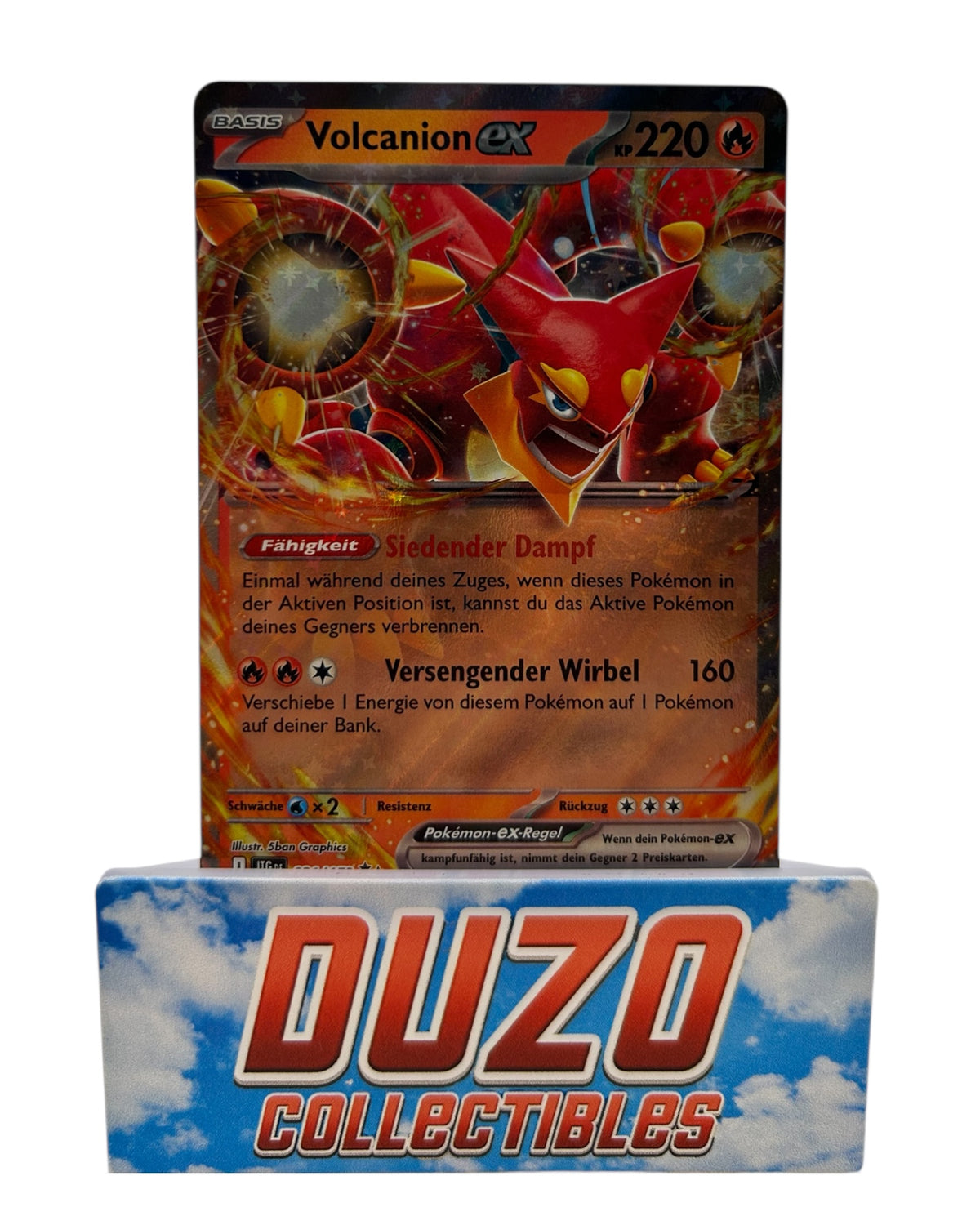 Volcanion EX Fullart 2024 Pokemon Reisegefährten No.031/159