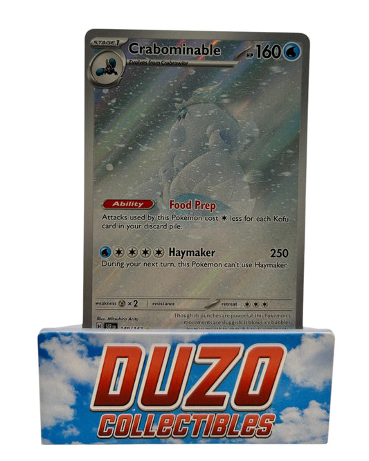 Crabominable Alt Art 2024 Pokemon Stellar Crown No.149/142