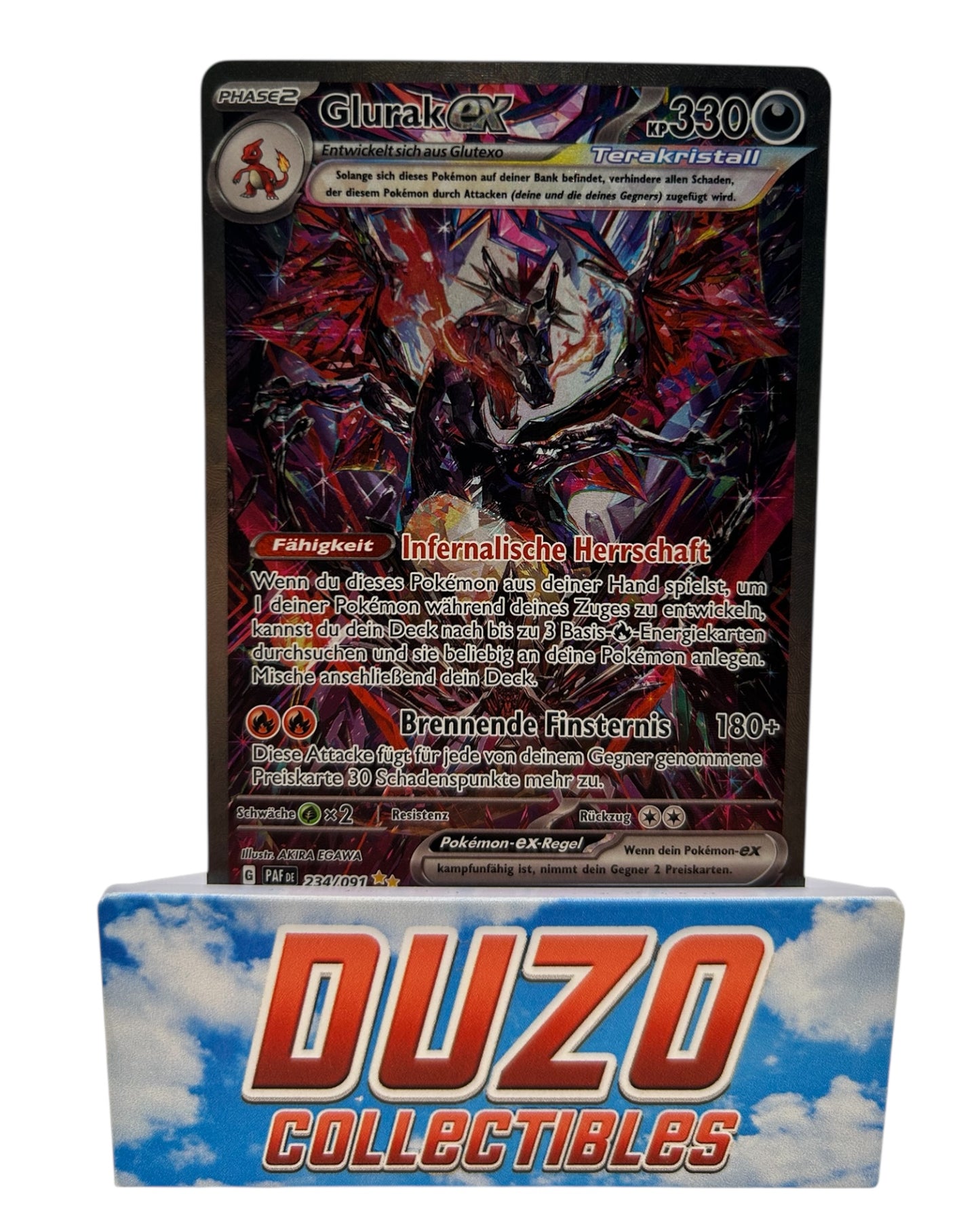 Glurak EX SAR 2024 Pokemon Paldeas Schicksale No.234/091