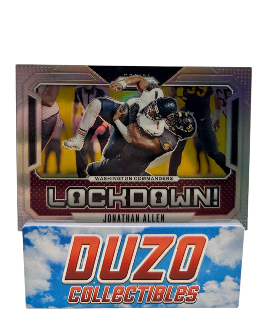 Jonathan Allen Silver Lockdown 2024 Panini Prizm No.13