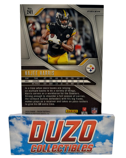 Najee Harris Silver 2024 Panini Prizm No.241