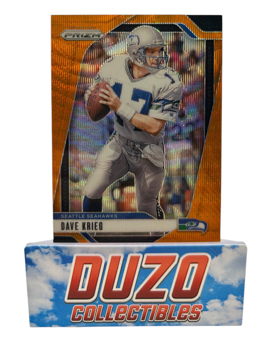 Dave Krieg Orange Wave /60 2024 Panini Prizm No.267