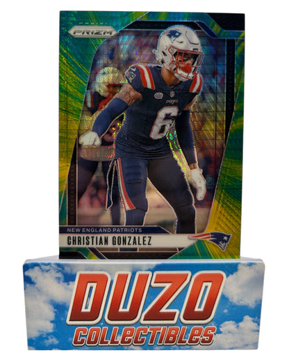 Christian Gonzalez Hyper Prizm /180 2024 Panini Prizm No.198