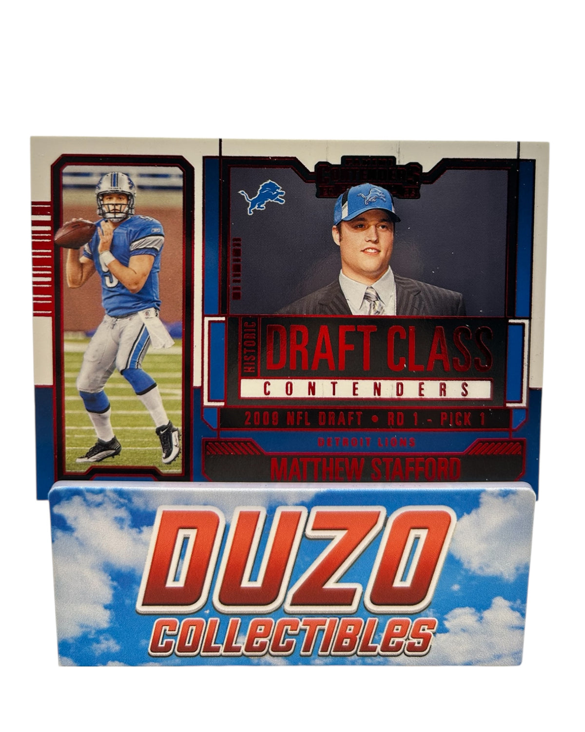 Matthew Stafford Draft Class 2009 RD1 Pick 1 2023 Panini Contenders No.HDC-MS
