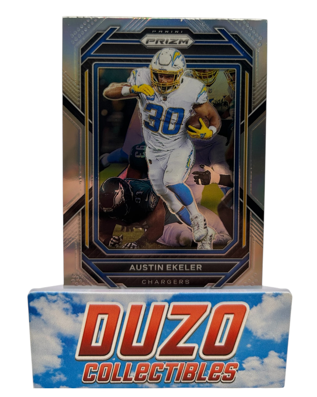 Austin Ekeler Silver 2022 Panini Prizm No.150
