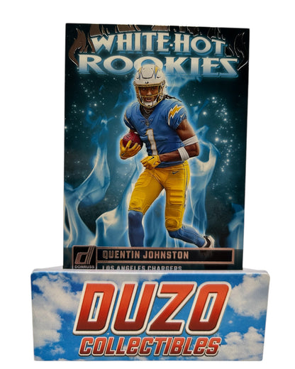 Quentin Johnston White-Hot Rookies 2023 Panini Donruss No.WHR-4