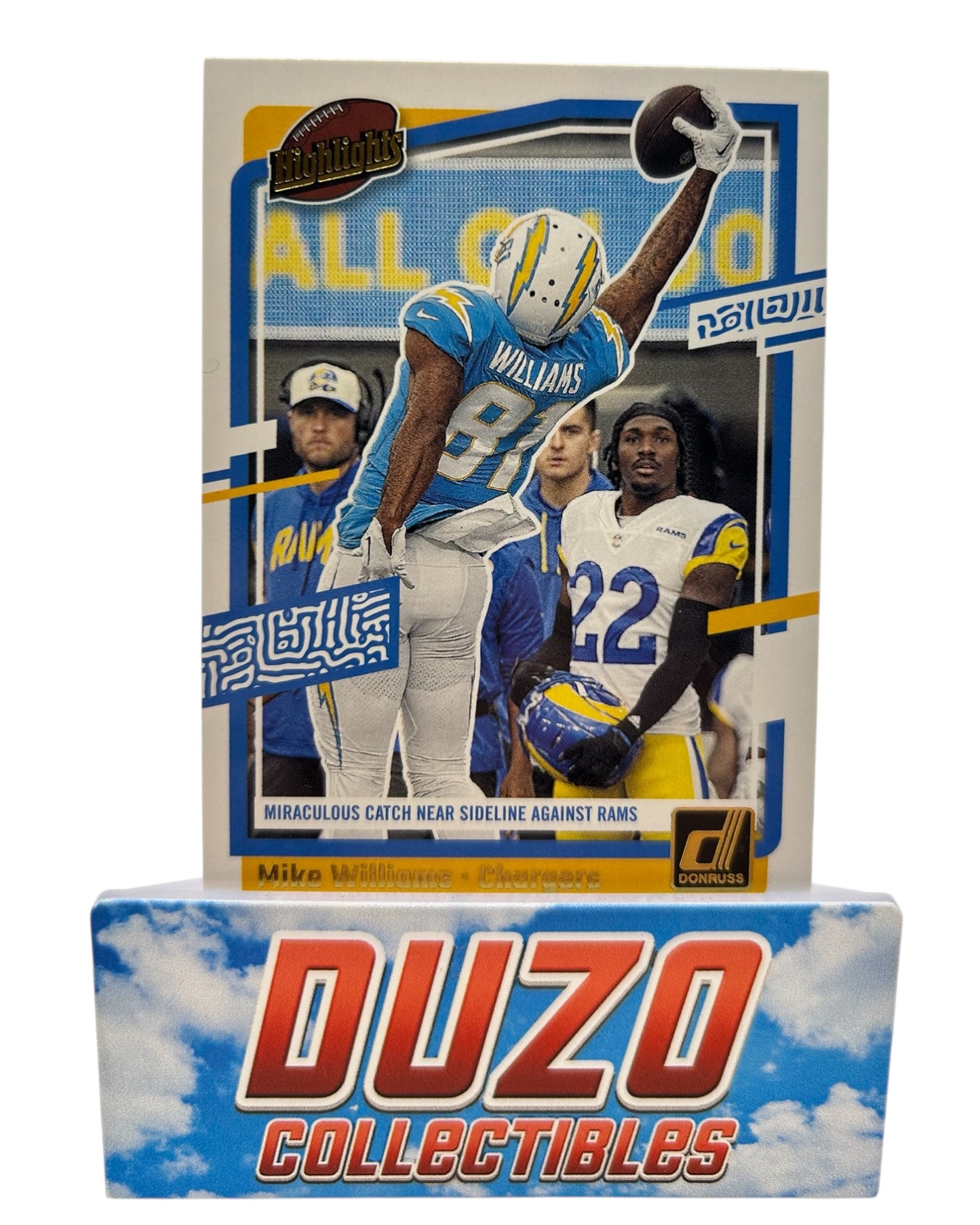 Mike Williams Highlights 2023 Panini Donruss No.H-MW