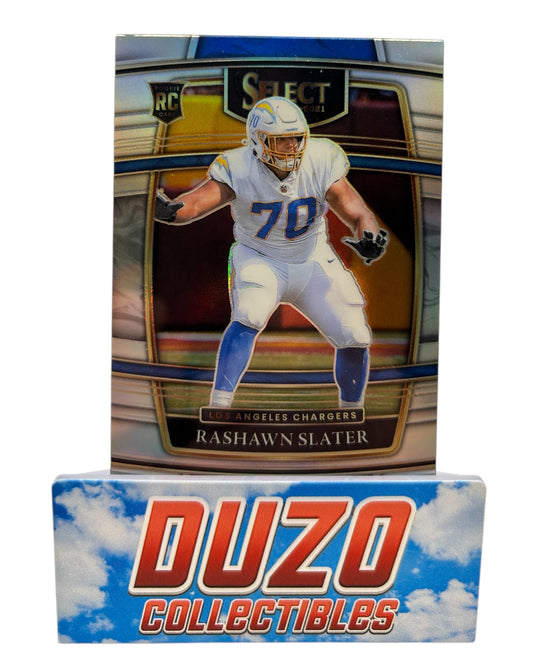 Rashawn Slater Rookie Silver 2021 Panini Select No.86