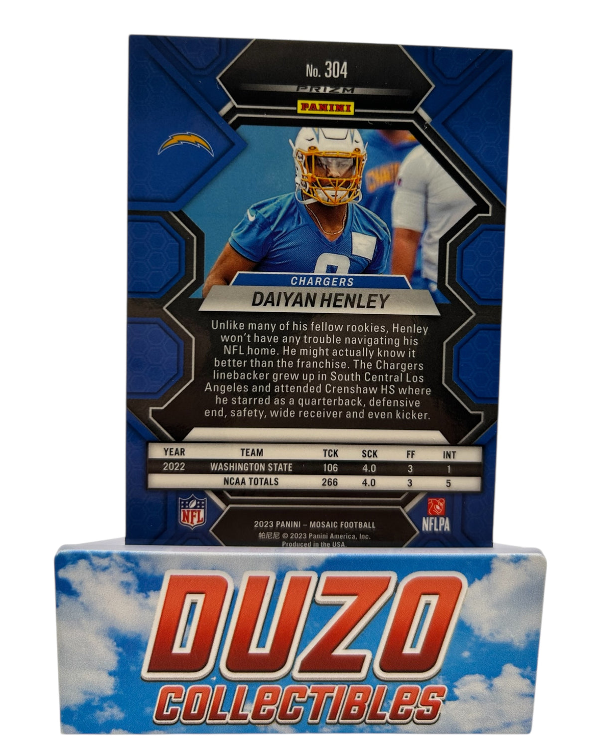 Daiyan Henley Rookie Silver 2023 Panini Mosaic No.304