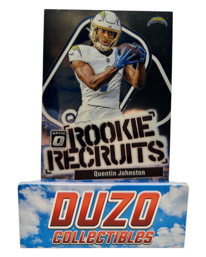 Quentin Johnston Rookie Recruits 2023 Panini Optic Donruss No.15