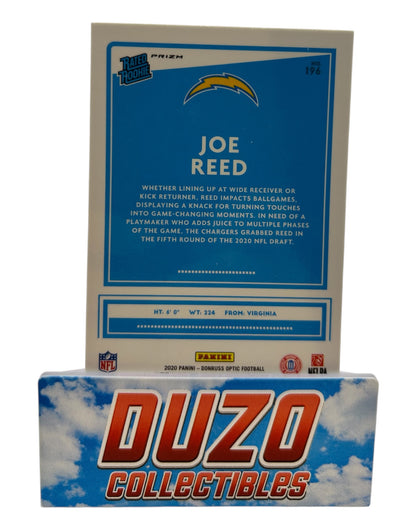 Joe Reed Rated Rookie Silver 2020 Panini Optic Donruss No.196