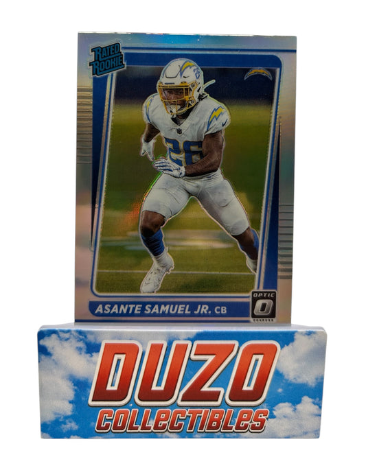 Asante Samuel Jr. Rated Rookie Silver 2021 Panini Optic Donruss No.272