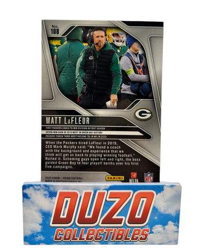 Matt LaFleur Coach 2024 Panini Prizm No.108