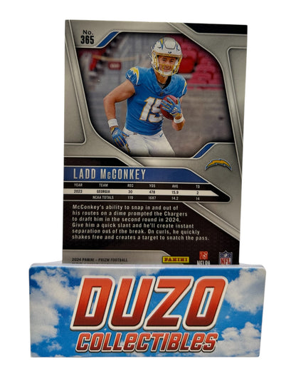 Ladd McConkey Rookie 2024 Panini Prizm No.365