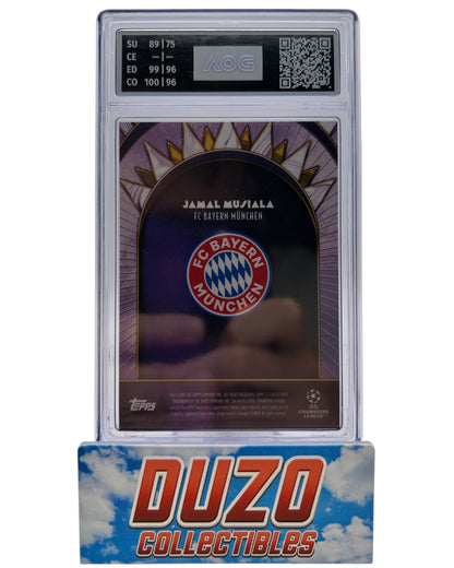 Jamal Musiala Purple Auto /25 2024 Topps Deco AOG 8.5