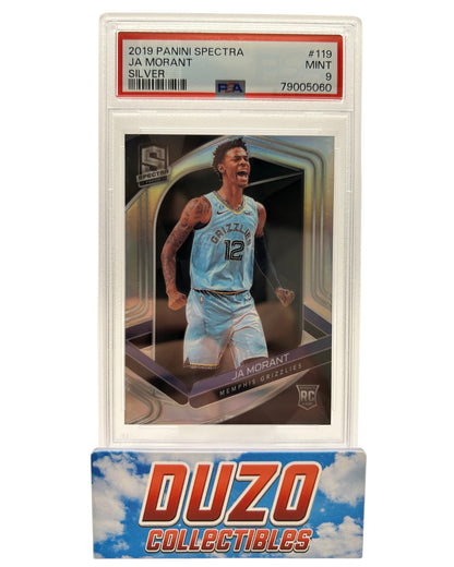 Ja Morant Rookie Silver 2019 Panini Spectra No.119 PSA9