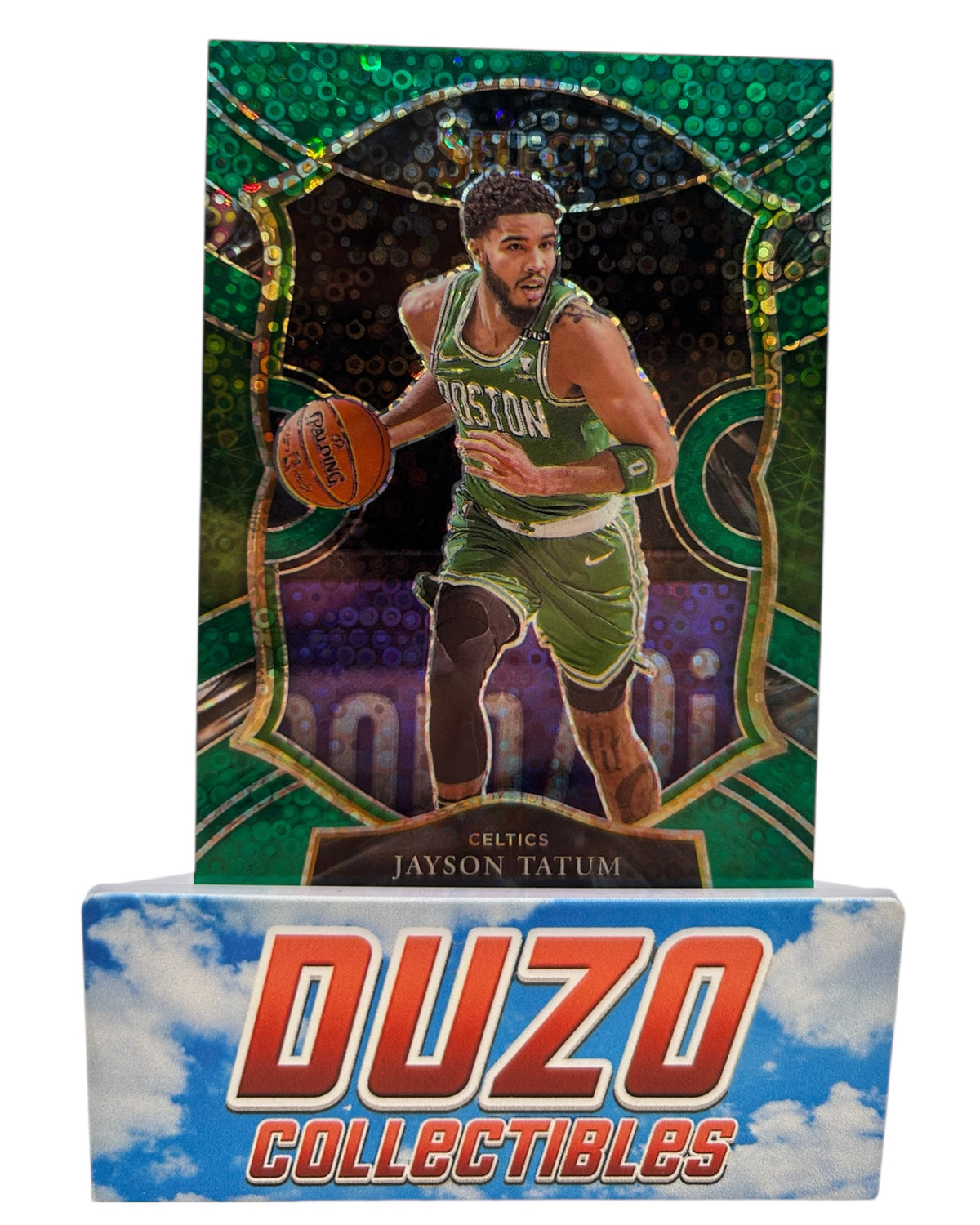 Jayson Tatum Green Disco 5/5 2021 Panini Select No.41