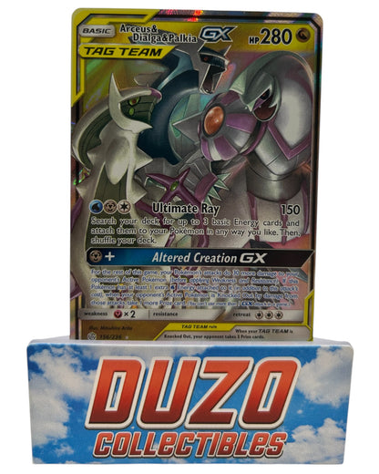 Arceus&Dialga&Palkia GX Tag Team 2019 Pokemon Cosmic Eclipse No.156/236