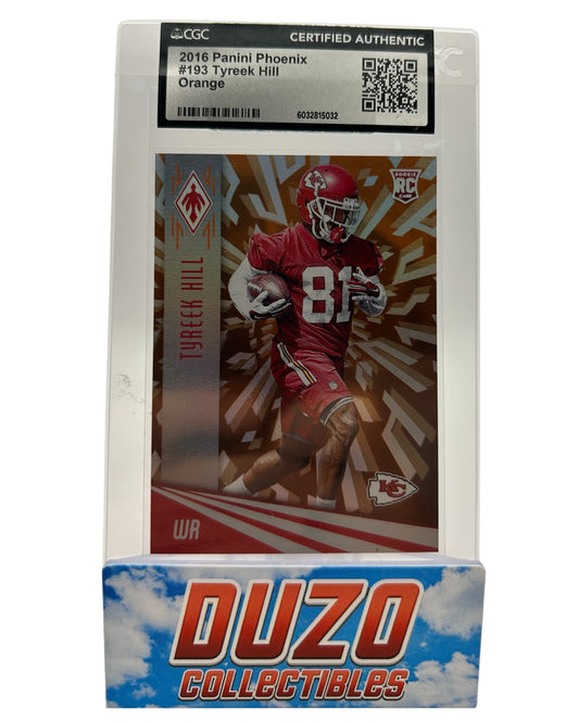 Tyreek Hill Rookie Orange /99 2016 Panini Phoenix No.193 CGC Certified Authentic