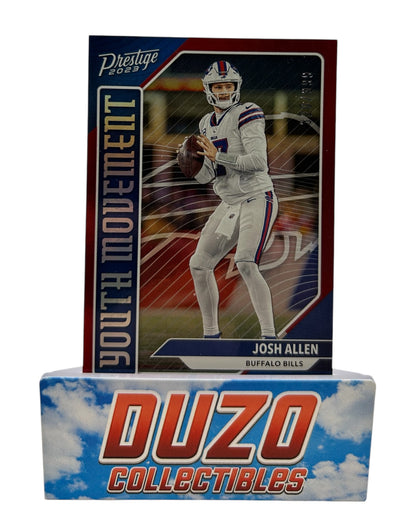 Josh Allen Youth Movement Red /399 2023 Panini Prestige No.YM-2