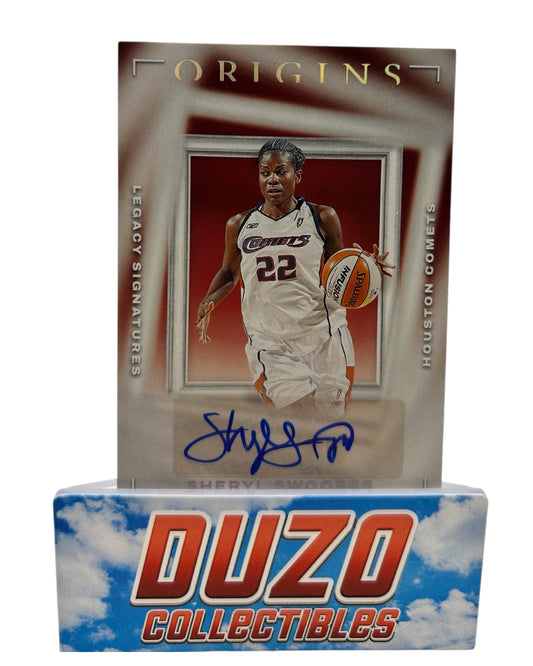 Sheryl Swoopes Legacy Signatures Auto 2023 Panini WNBA Origins No.LS-SWP