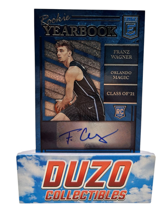 Franz Wagner Rookie Yearbook Auto 2021-22 Panini Donruss Elite No.RY-FWA