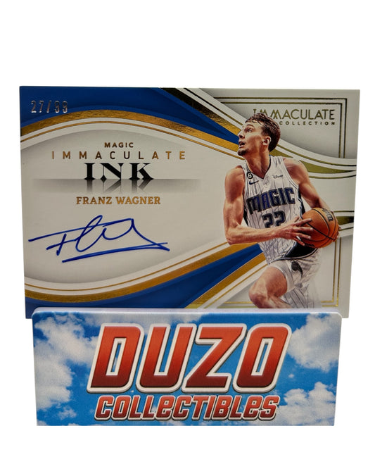 Franz Wagner OnAuto /99 2022-23 Panini Immaculate No.II-FZW