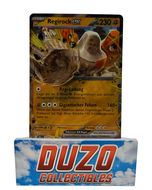 Regirock EX 2025 Pokemon Ewige Rivalen No.101/182