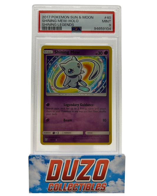 Shininig Mew 2017 Pokemon Shining Legends No40/73 PSA9