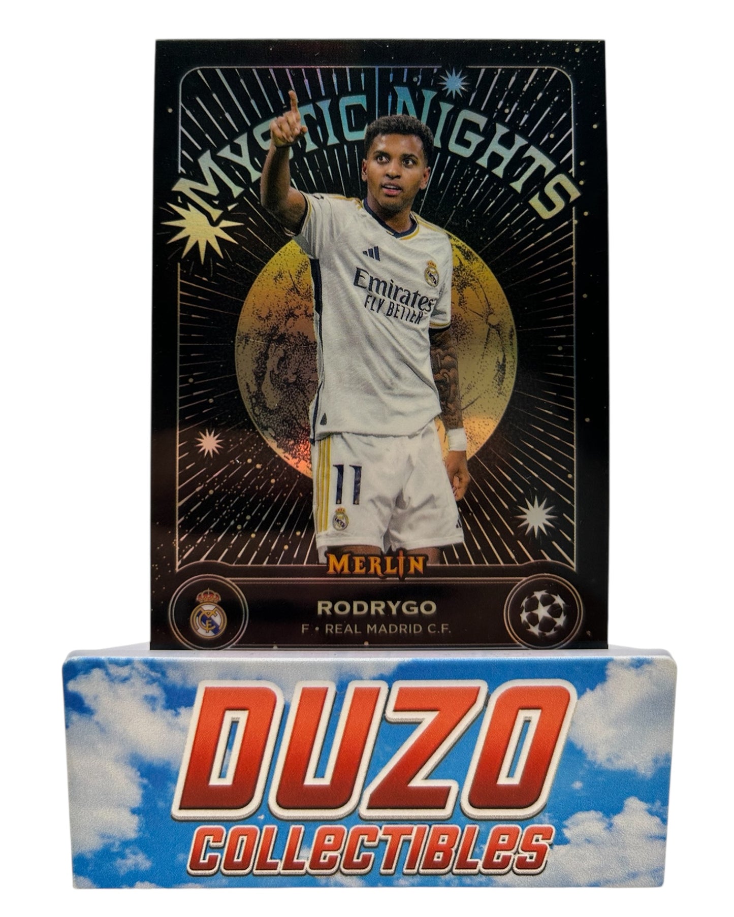 Rodrygo Mystic Nights 2024 Topps Merlin Collections No.MN-5