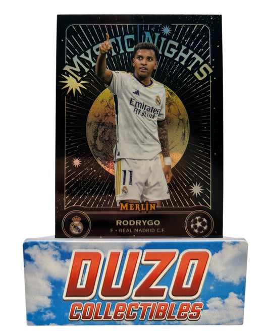 Rodrygo Mystic Nights 2024 Topps Merlin Collections No.MN-5