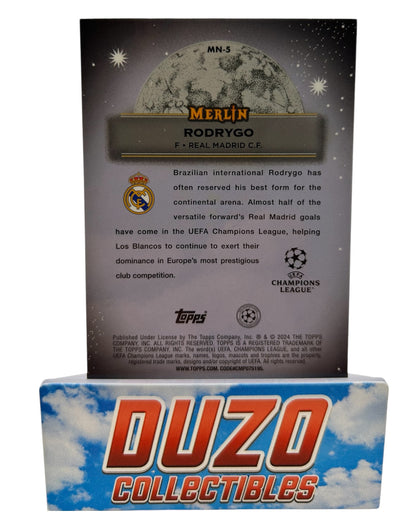 Rodrygo Mystic Nights 2024 Topps Merlin Collections No.MN-5