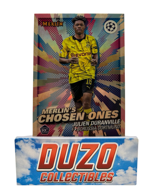 Julien Duranville Rookie Merlin's Chosen Ones 2024 Topps Merlin Collections No.MC-7