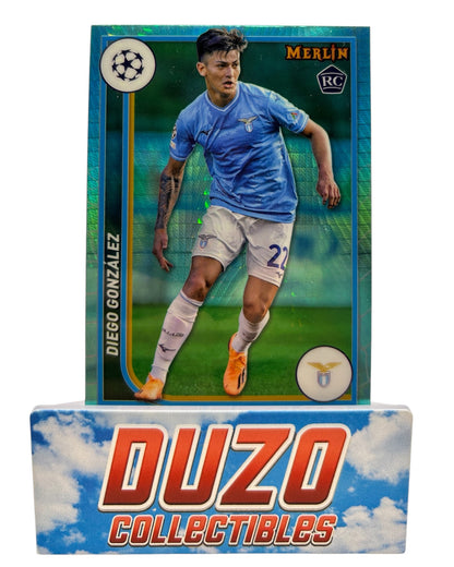 Diego Gonzalez Rookie Aqua Refractor 2024 Topps Merlin Collections No.120