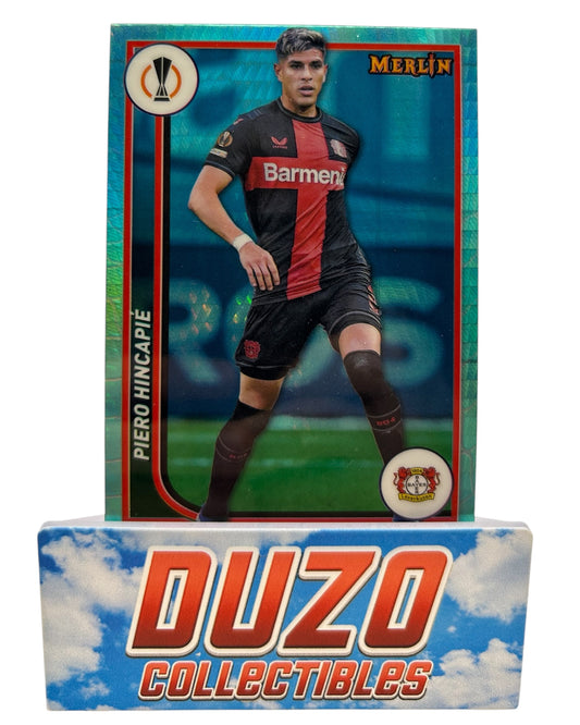 Piero Hincapie Aqua Refractor 2024 Topps Merlin Collections No.21