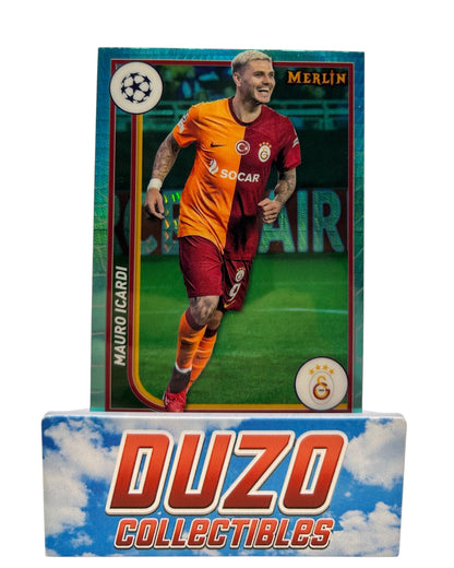 Mauro Icardi Aqua Refractor 2024 Topps Merlin Collections No.63