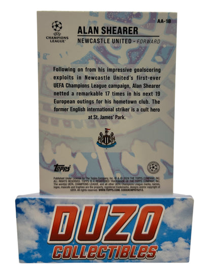 Alan Shearer Ageless Alchemy 2024 Topps Merlin Collections No.AA-18