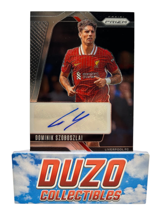 Dominik Szoboszlai Auto 2024-25 Panini Prizm Premier League No.S-DS