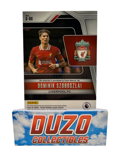 Dominik Szoboszlai Auto 2024-25 Panini Prizm Premier League No.S-DS