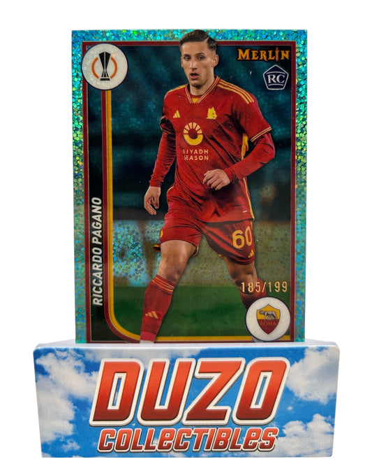 Riccardo Pagano Rookie Speckle /199 2024 Topps Merlin Collections No.95