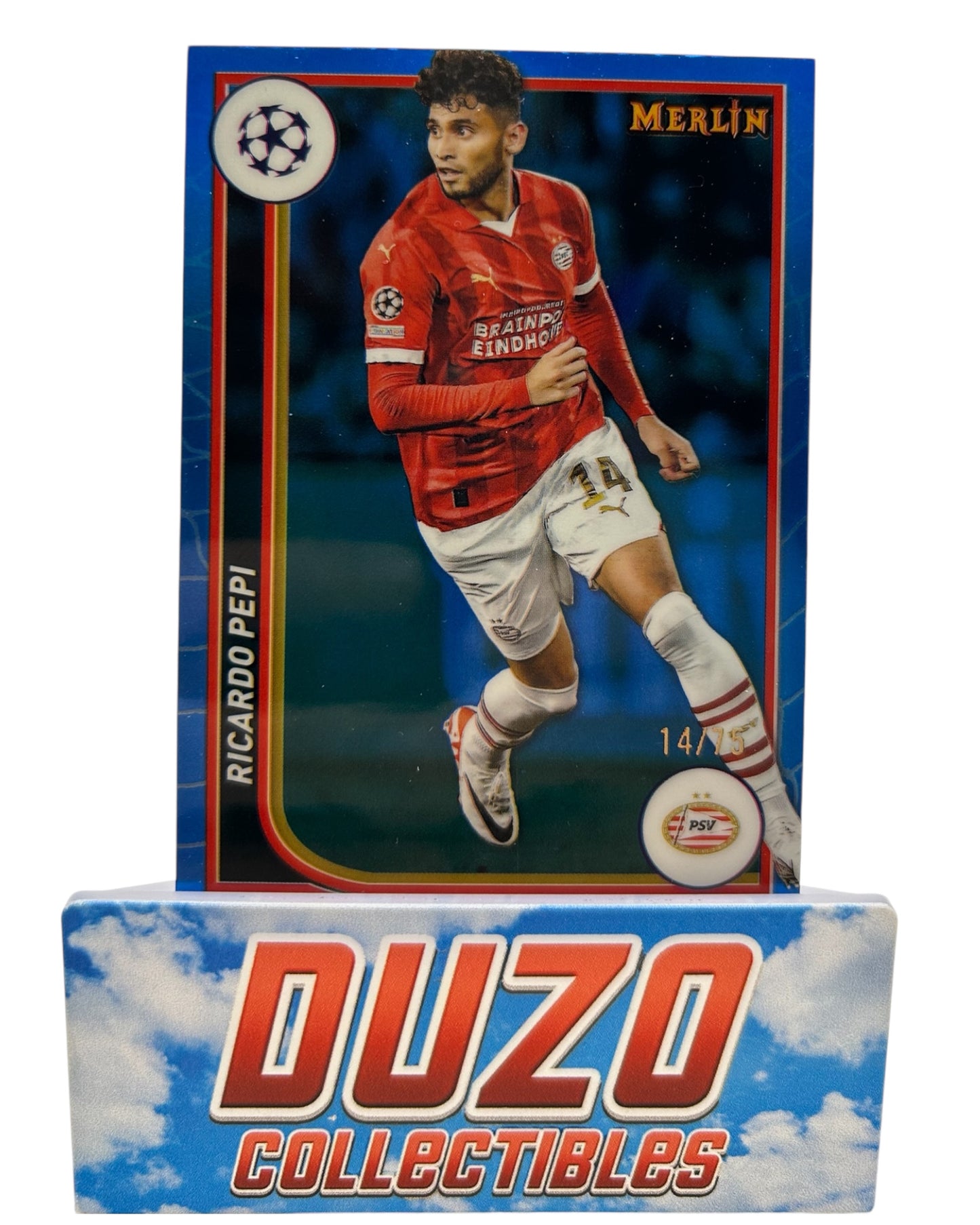 Ricardo Pepi Blue /75 2024 Topps Merlin Collections No.97