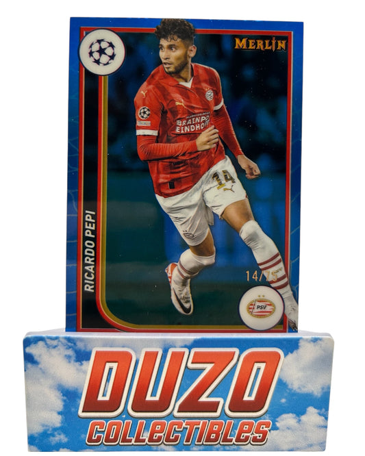 Ricardo Pepi Blue /75 2024 Topps Merlin Collections No.97