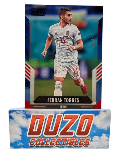 Ferran Torres Blue /49 2021-22 Panini Score No.94