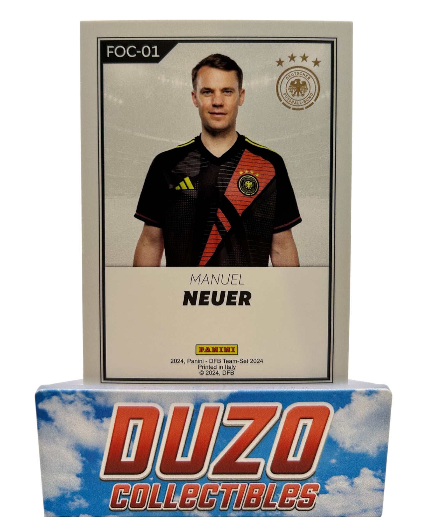 Manuel Neuer Red /199 2024 Panini DFB-Team-Set No.FOC-01