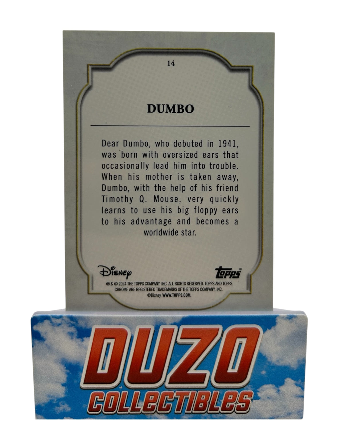 Dumbo Base Card 2024 Topps Chrome Disney No.14