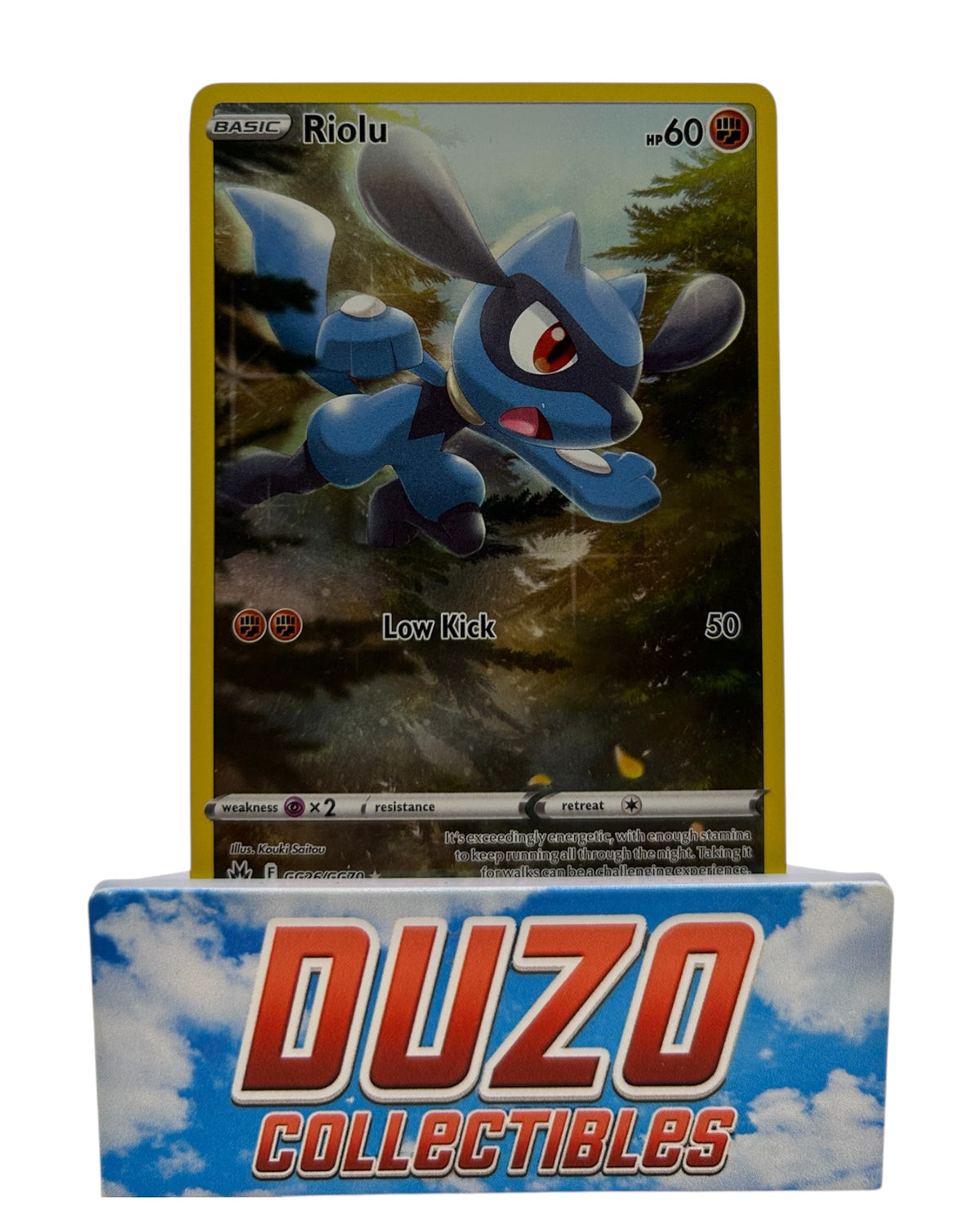 Riolu Art Rare 2023 Pokemon Crown Zenith No.GG26/GG70