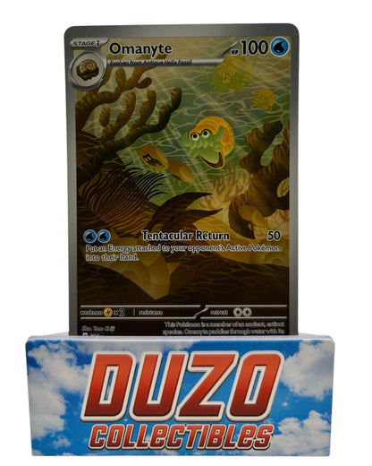 Omanyte Art Rare 2023 Pokemon 151 No.180/165